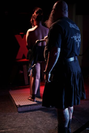 dungeon flogging A demonstrator getting flogged